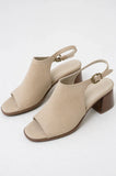 Faith Slingback Mule in Bone