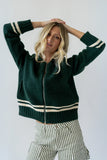 Polly Knit Jacket in Green