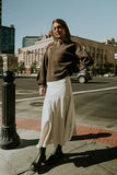 Everly Satin Midi Skirt FINAL SALE