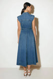 Ellery Washed Denim Midi Shirt Dress FINAL SALE