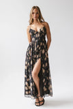 Bentley Floral Maxi Dress in Navy