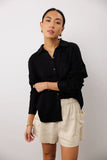 Finley Button Up in Black FINAL SALE
