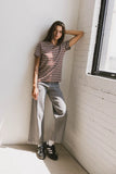 Leila Wide Leg Jeans in Grey FINAL SALE