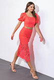 LACE REVERIE TOP SKIRT SET