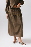 Keira Gingham Midi Skirt FINAL SALE