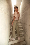 Kienna Cargo Pants in Olive FINAL SALE