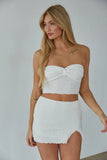 Avalon Smocked Mini Skirt