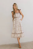 Zinnia Floral Tie Strap Dress FINAL SALE