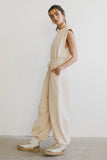 Weekend Warrior Jumpsuit in Ivory FINAL SALE