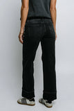 Marcia Cuffed Baggy Jeans in Faded Black