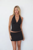 Chloe Halter Crop Top