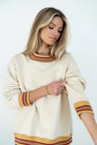 Marie Oversized Sweatshirt in Bone FINAL SALE