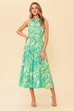 DAYS WITH YOU MIDI SHIRT DRESS GREEN FINAL SALE