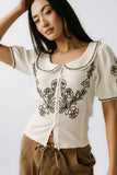 Jamie Embroidered Top