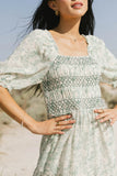 Nadia Smocked Midi Dress FINAL SALE
