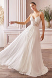 Avianna Gown Floral Lace A Line Chiffon Dress