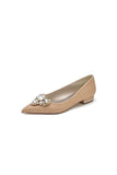 Pointed Toe Rhinestone Glitter Womens Wedding Shoes