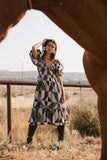 Brielle Patchwork Midi Dress FINAL SALE