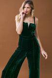 TWILIGHT HOUR VELVET JUMPSUIT