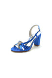 Slingback Strap Open Toe Block Heels