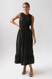 Carmina Tiered Dress in Black FINAL SALE