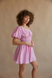 Charlotte One Shoulder Babydoll Mini Dress