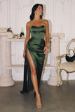 Greyson Gown Strapless Satin Dress