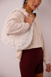 Julia Quilted Bag in Ivory