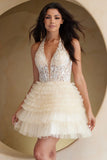Willa Mini Dress Short Tulle Halter Dress