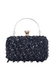 Womens Beaded Sequined Evening Clutch Bags