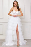 Tennessee Gown Tiered Lace Corset Ball Gown