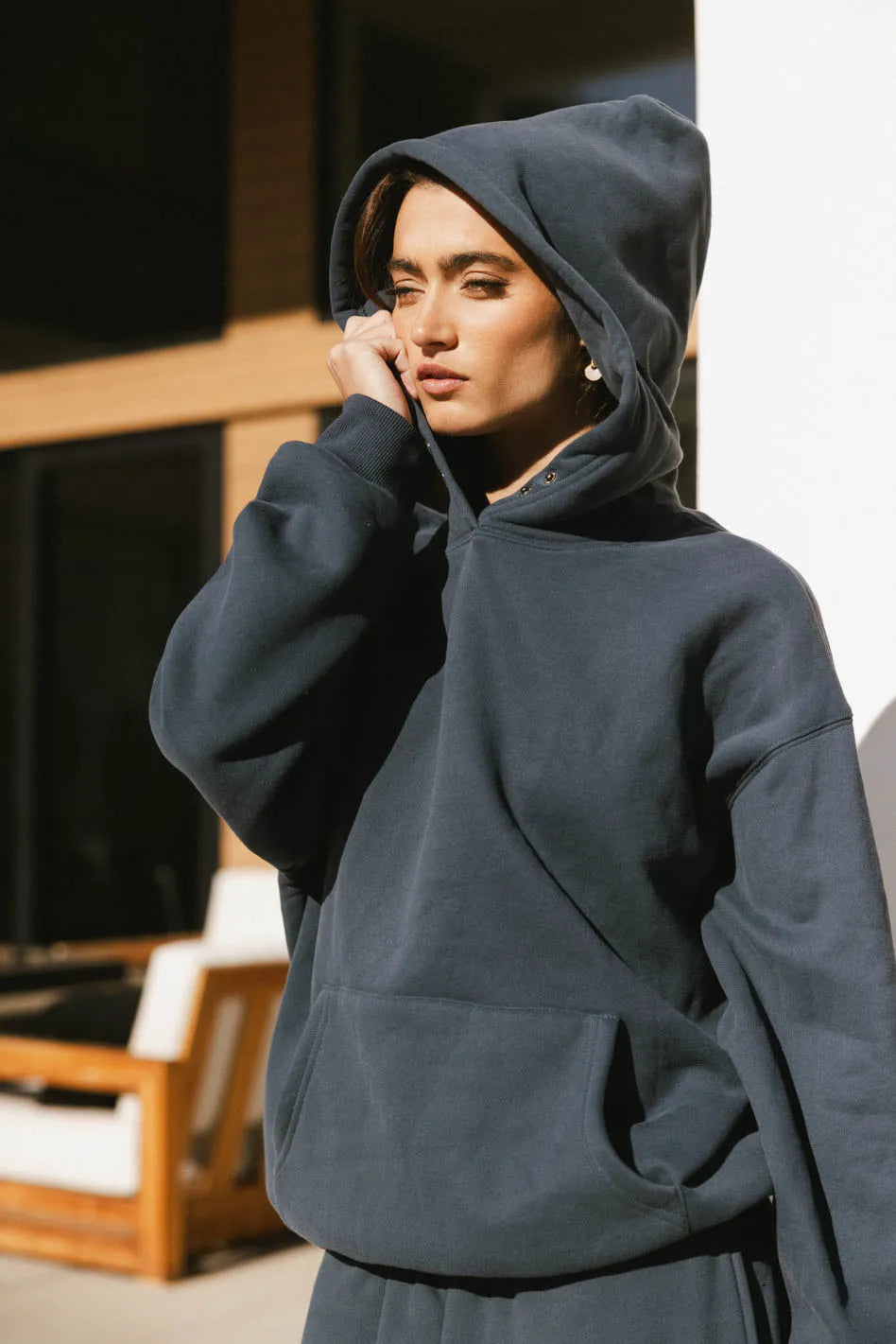 Do Not Disturb Sweatshirt in Navy FINAL SALE