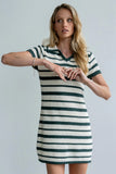 Marcy Striped Knit Mini Dress