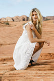 Seraphina Eyelet Midi Dress FINAL SALE