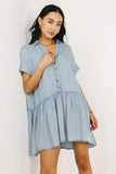 Buttoned Mini Dress FINAL SALE