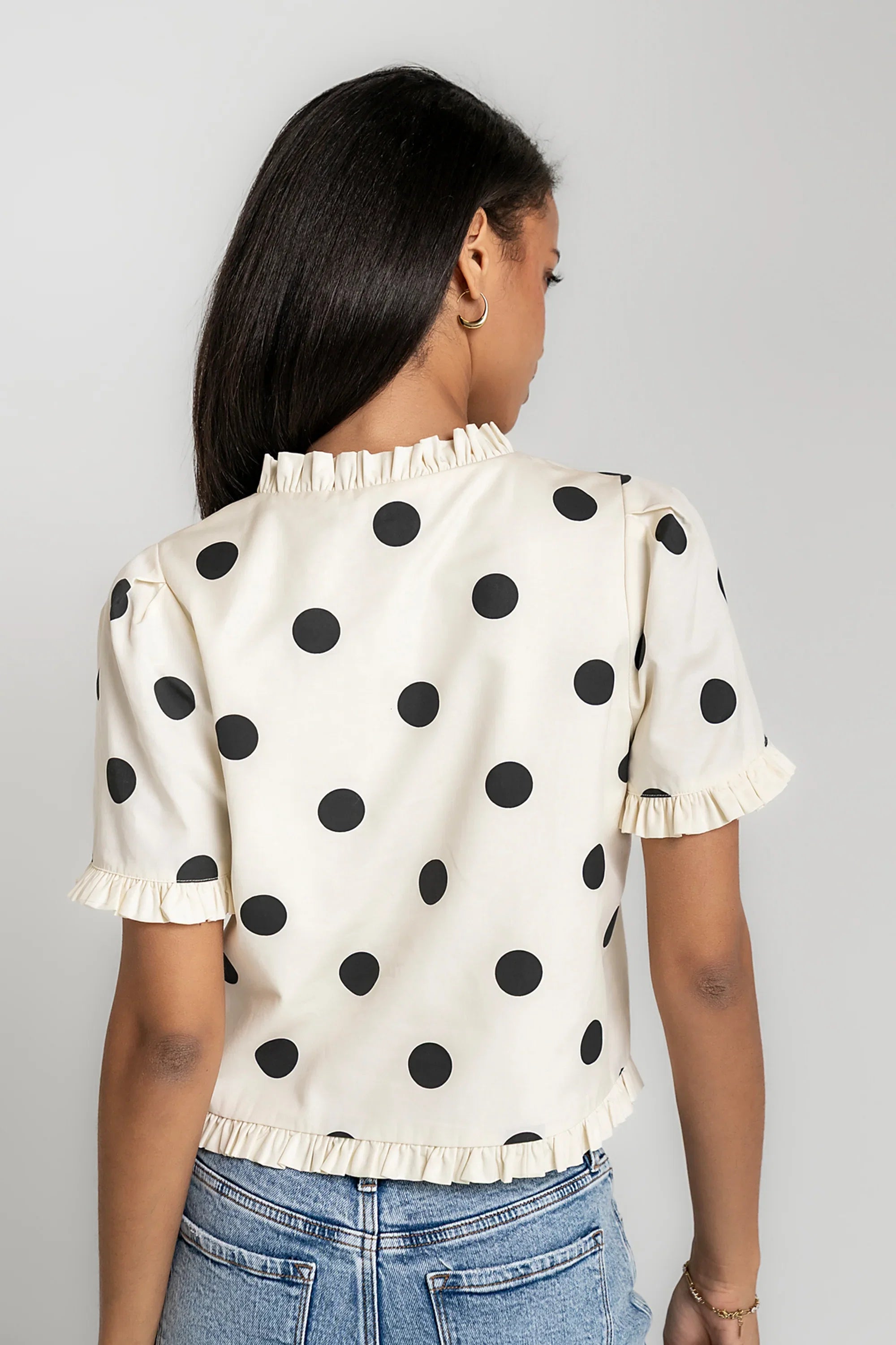 Tyla Polka Dot Blouse