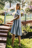 Vinnny Chambray Midi Dress FINAL SALE