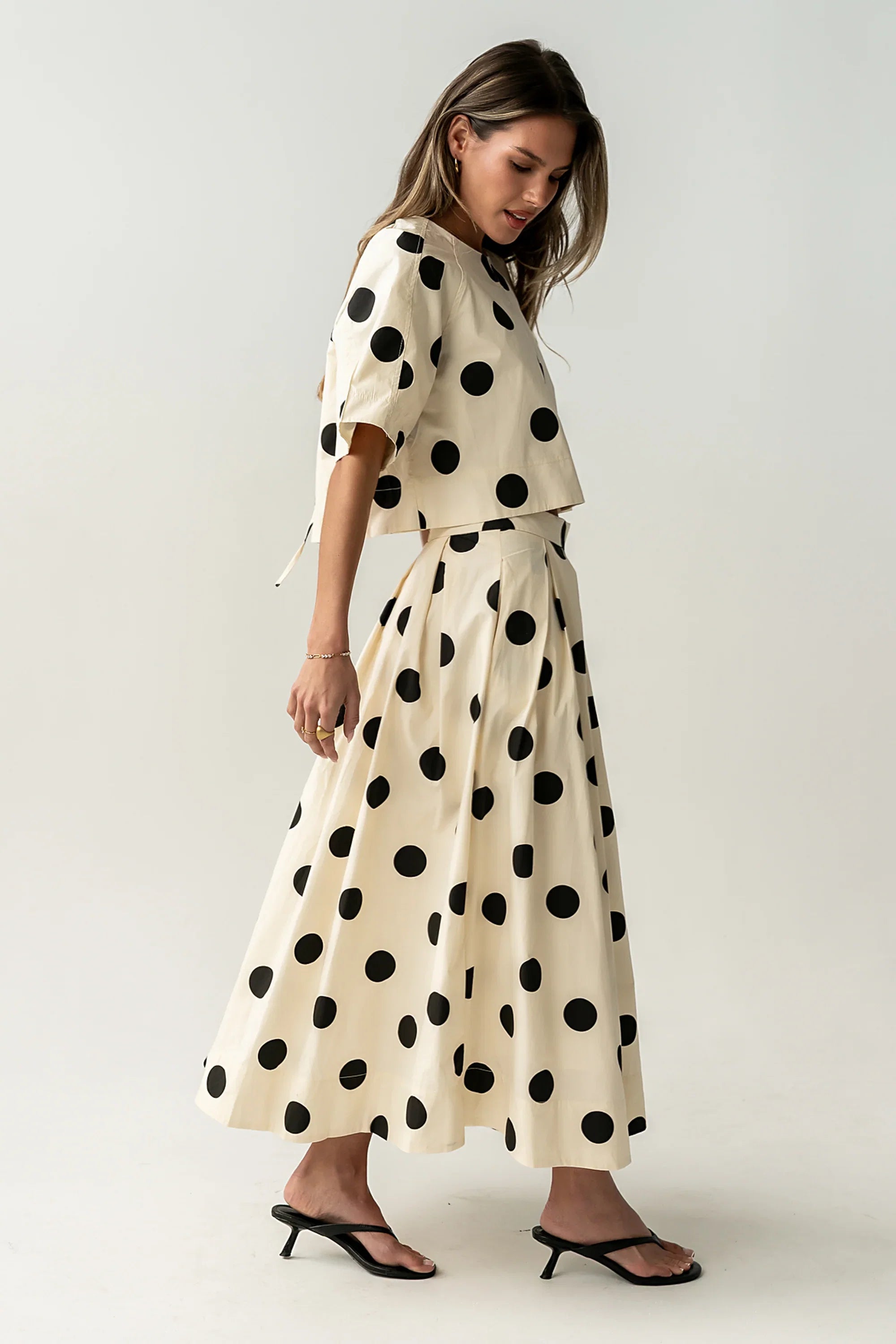 Jacklynn Polka Dot Blouse