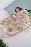 Sequins Rhinestones Square Party Handbag
