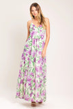 GARDEN SWEETHEART LAVENDER MAXI DRESS