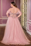 Jolia Gown A Line Corset Tulle Dress
