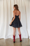 Bella Strapless Babydoll Mini Dress