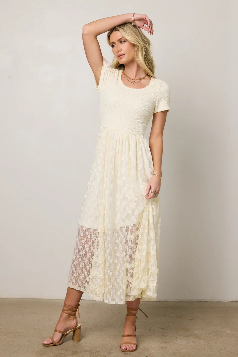 Briarrose Smocked Midi Dress FINAL SALE