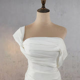 Mermaid Ruched Off Shoulder Beauty Wedding Dress with Train