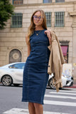 Amora Denim Midi Dress FINAL SALE