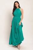 RIVER WALK TEAL MAXI DRESS