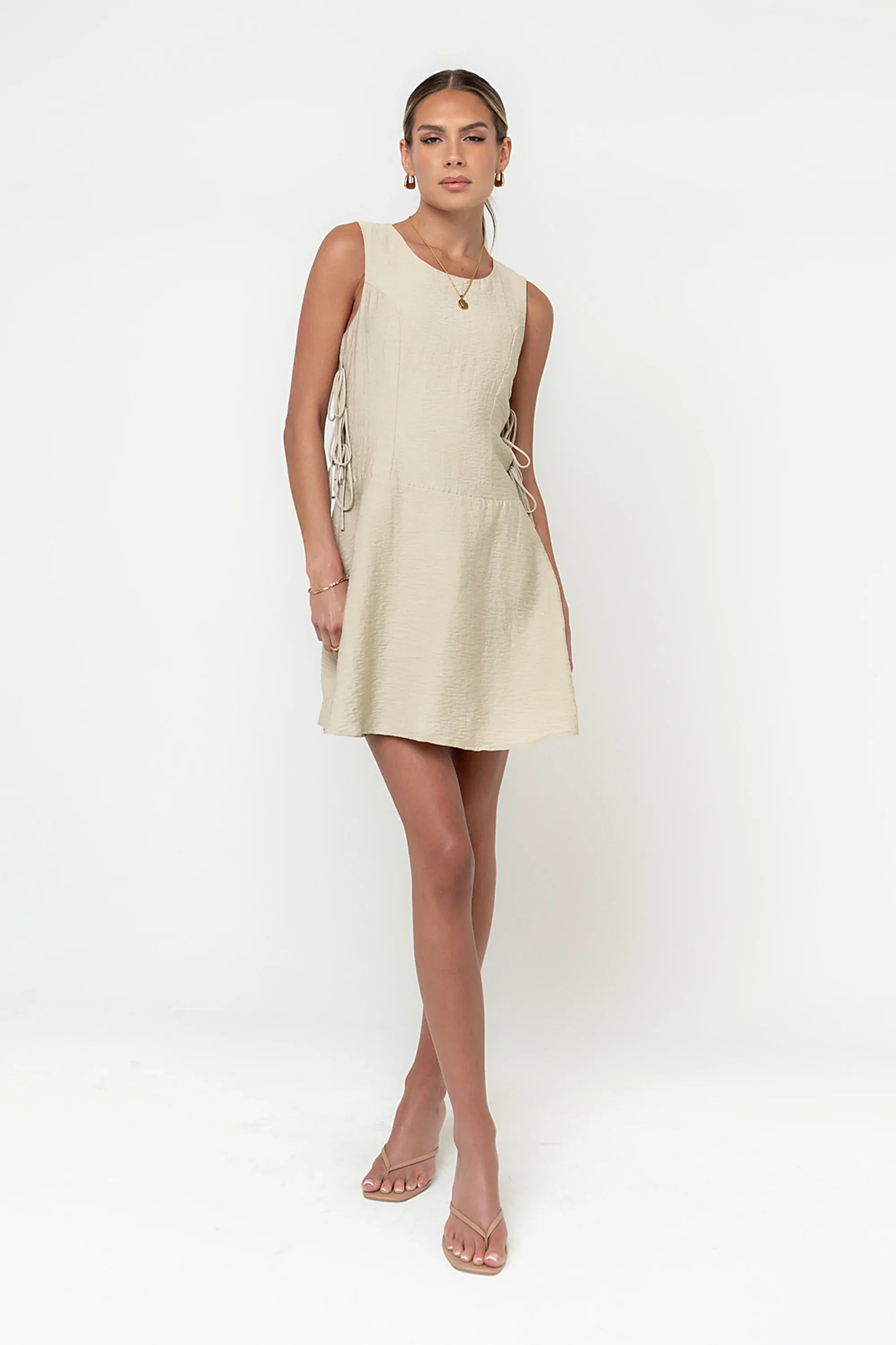 Korrie Crinkle Mini Dress