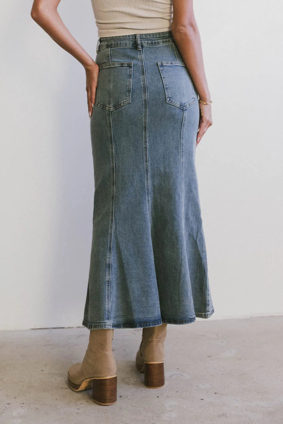 Azzy Denim Mermaid Skirt FINAL SALE
