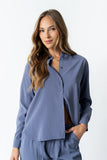 Tacie Button Up in Blue
