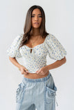 Brin Floral Top